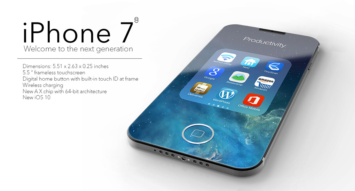 Iphone 7 Concept by Eduardo Guerrero