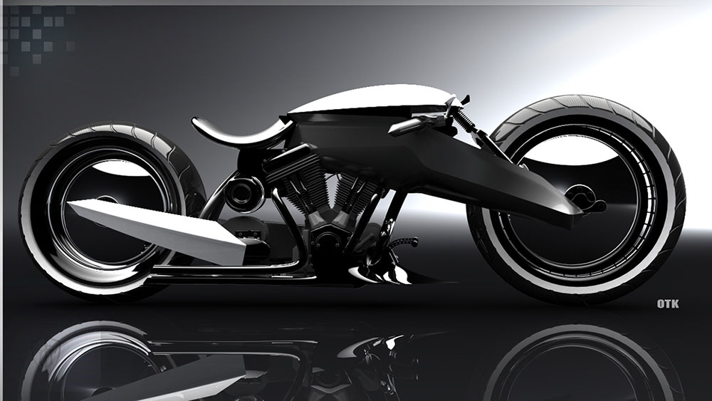 Sylvester Chopper Motorcycle Concept by Olcay Tuncay Karabulut