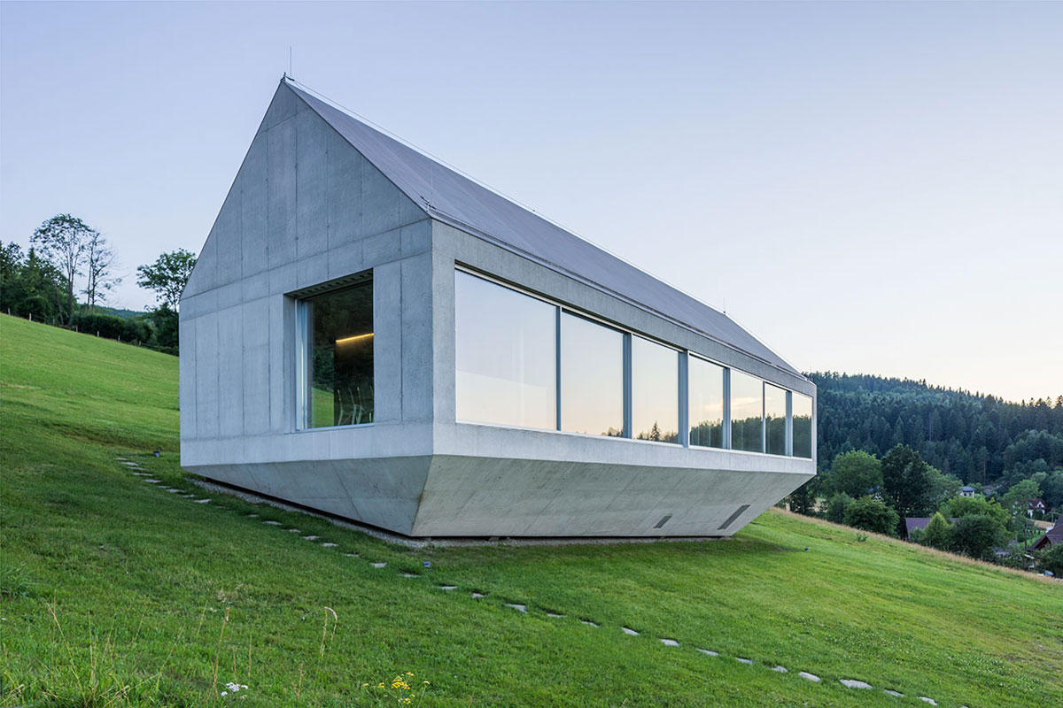 concrete ark house