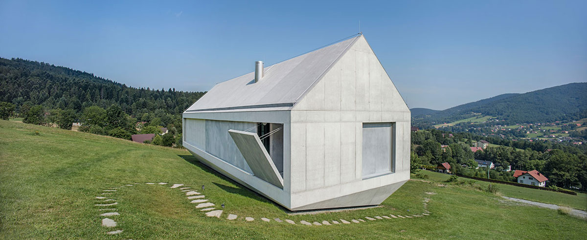 concrete ark house