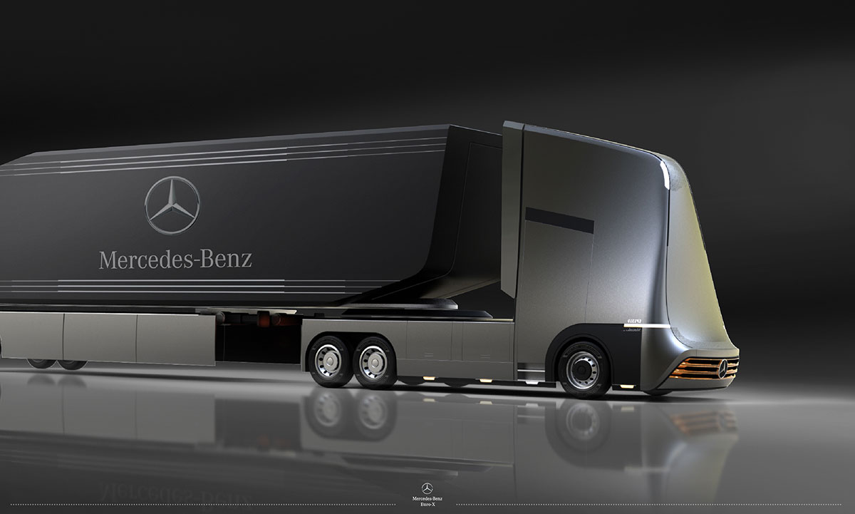 Mercedes Benz Euro X  Future Truck Concept SnupDesign