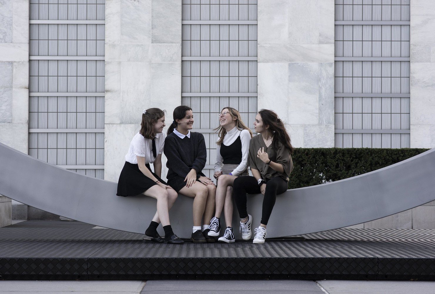 Peace Bench Sculpture for the UN Headquarters / Snøhetta