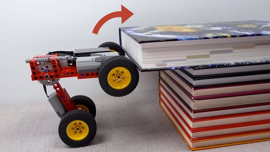 Making LEGO Car CLIMB Obstacles