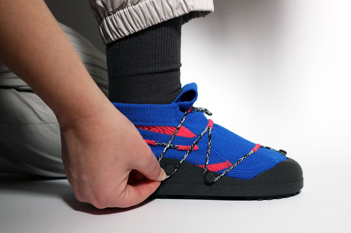Modular recyclable knitted shoes