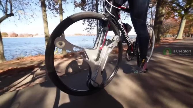 Unique Smart Bikes GeoOrbital wheel