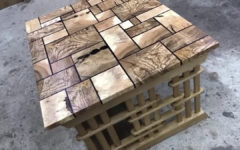 Table from firewood