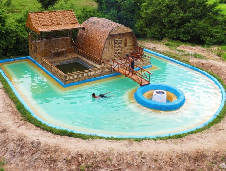 modern bamboo resort